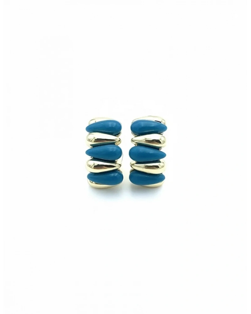 Elegant Seri 19 Turquise Drop Küpe