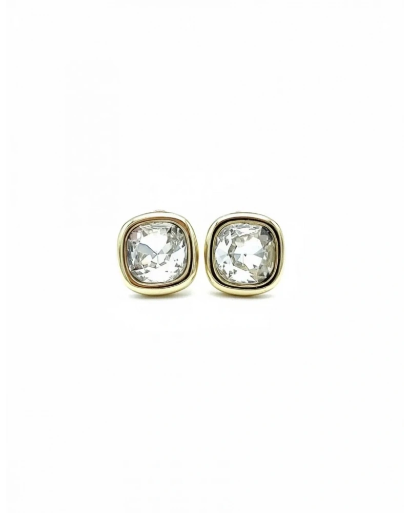 Elegant Seri 14 Square Uno Nature Küpe