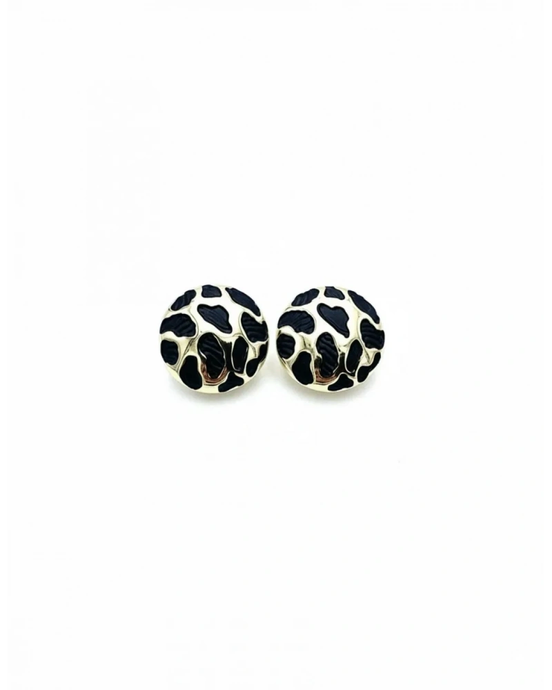 Elegant Seri 7 Black Leo Küpe