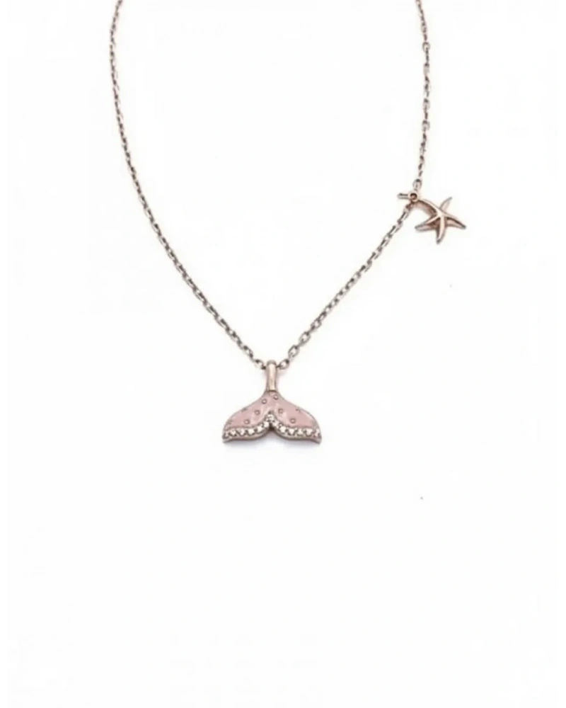 Mineli Balık Kuyruğu Kolye