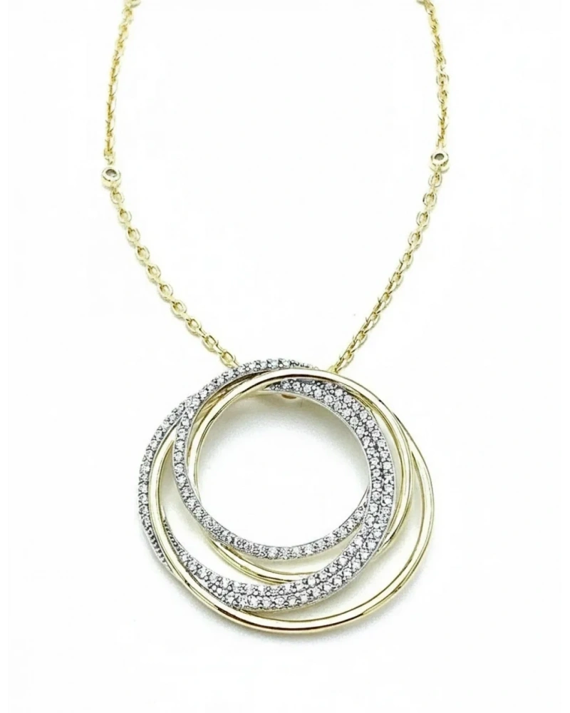 Yarı Taşlı Forever Kolye