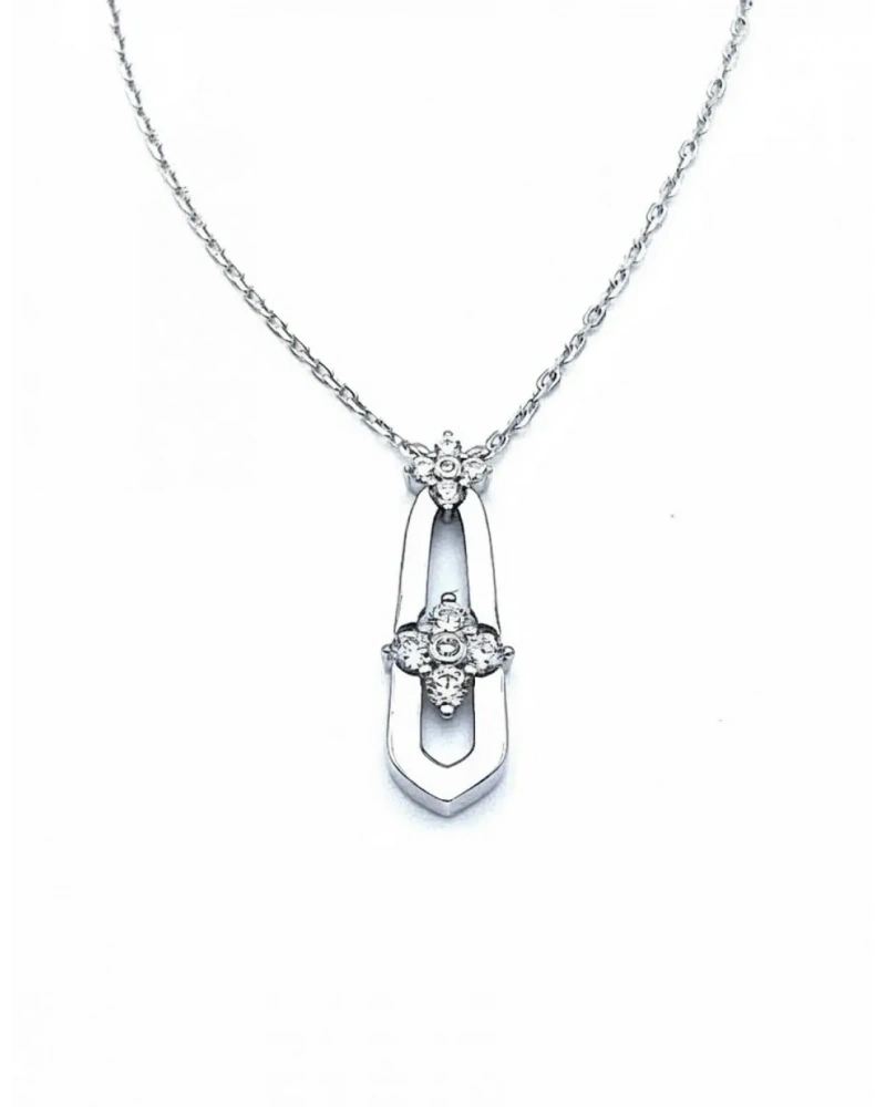 RC Taşlı Damla Kolye