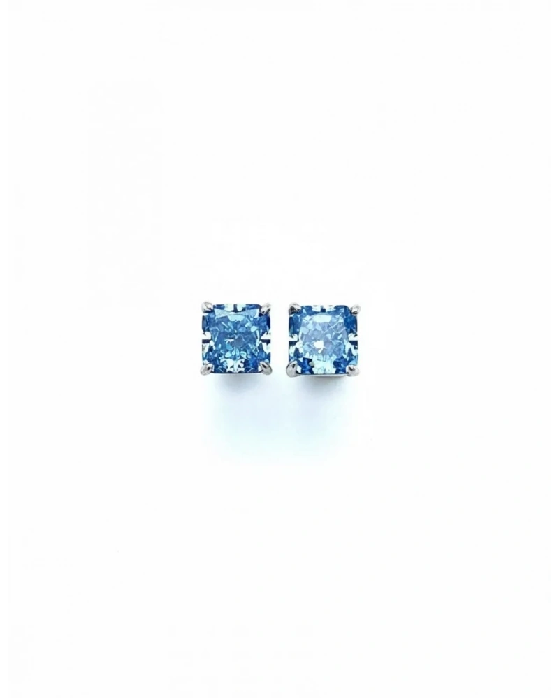 BD 2ct Prenses Tektaş Küpe