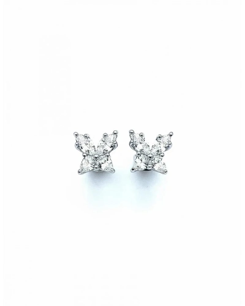 Mozanit Butterfly Küpe