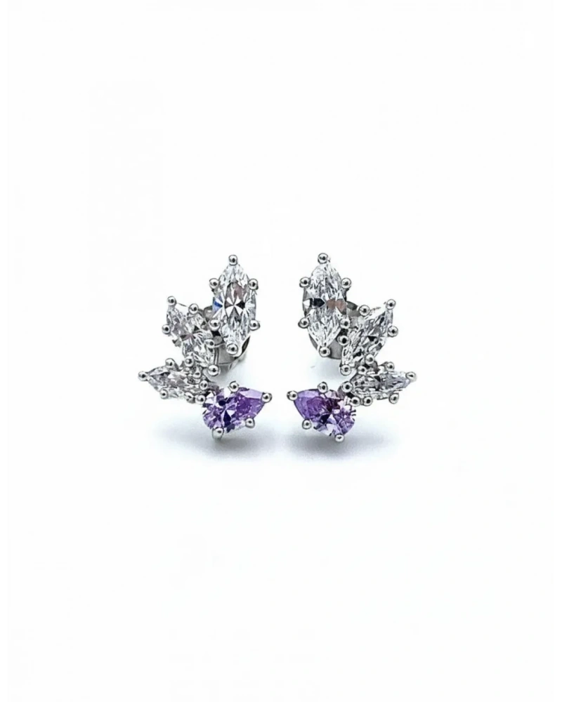 Lila Markiz Flora Küpe