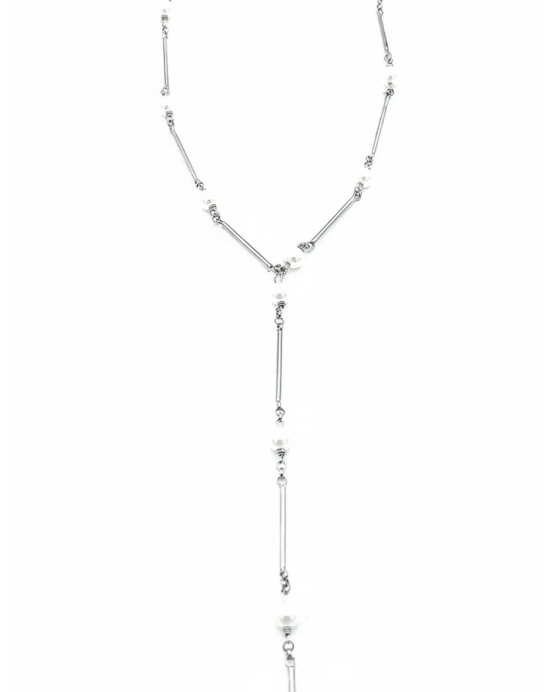 İnci Çubuklu Y Kolye