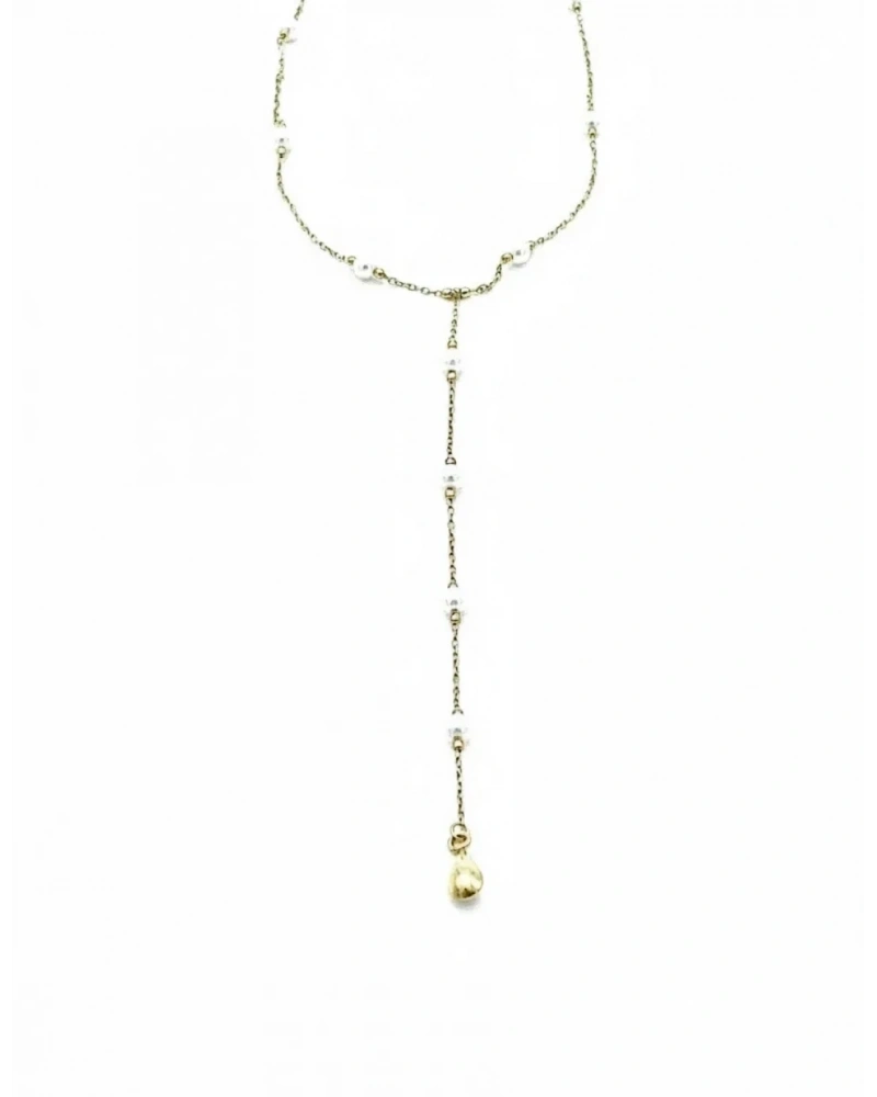 Damla Sallantılı İnci Y Kolye