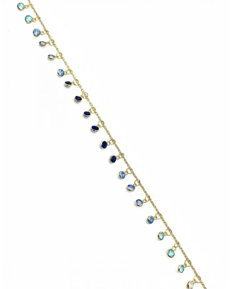 Shades of Blue Taş Sallantılı Halhal