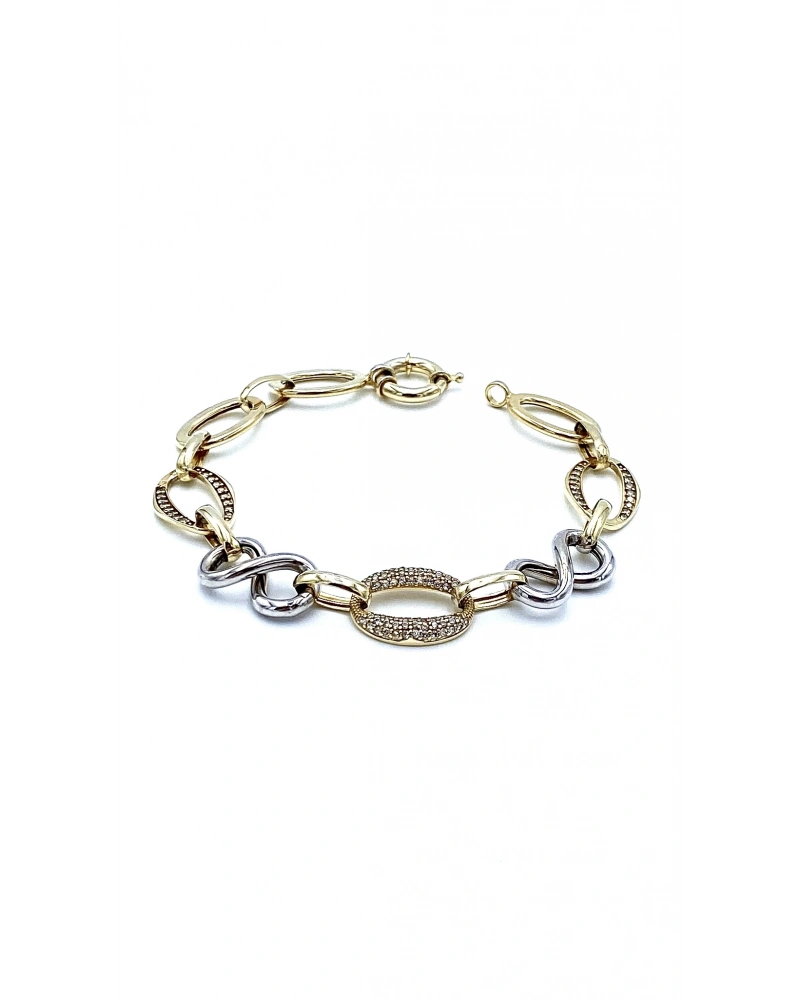 Altın Montür Sonsuzluk Bileklik