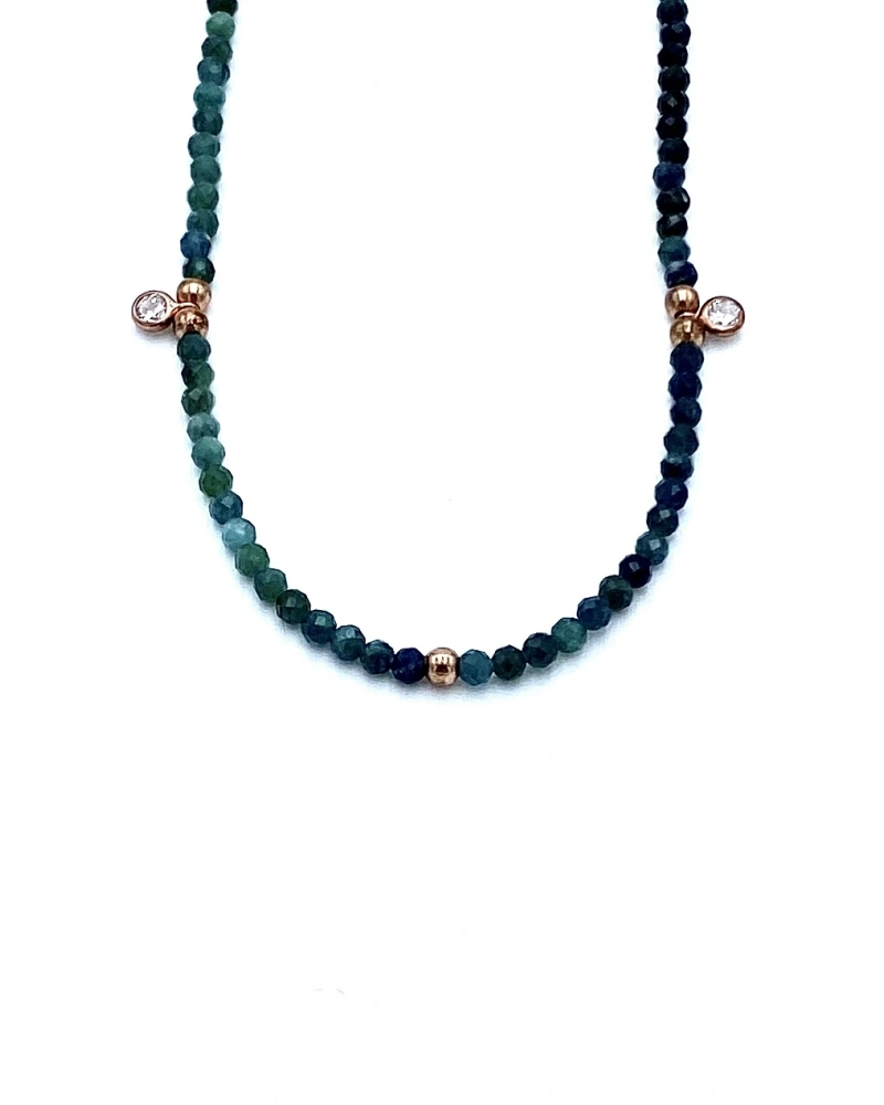 Aventurin Gömme Taş Sallantılı 2 Sıra Bileklik