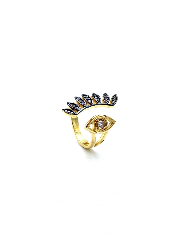 Ayrık Göz Sembol Yüzük