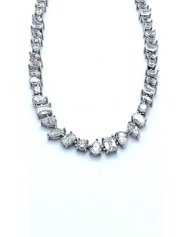 Baget Damla Markiz Taşlı Gerdanlık