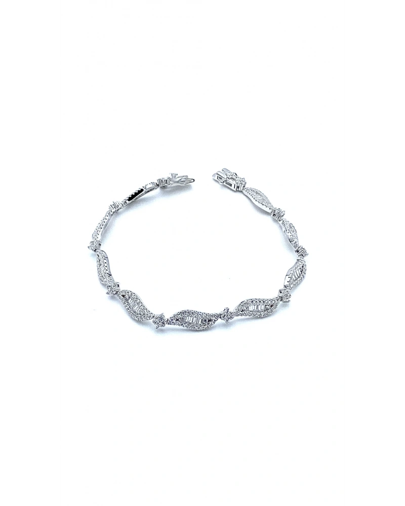 Baget Leaf Flower Suyolu Bileklik