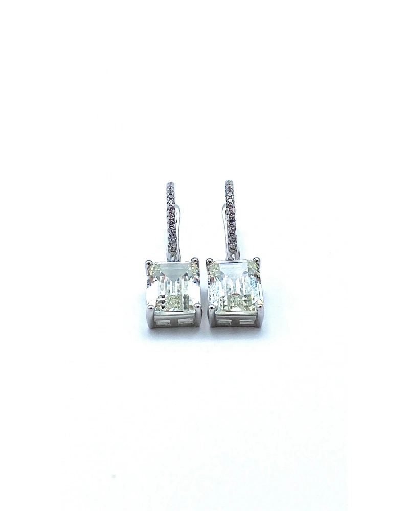 Baget Mozanit Sallantılı Küpe