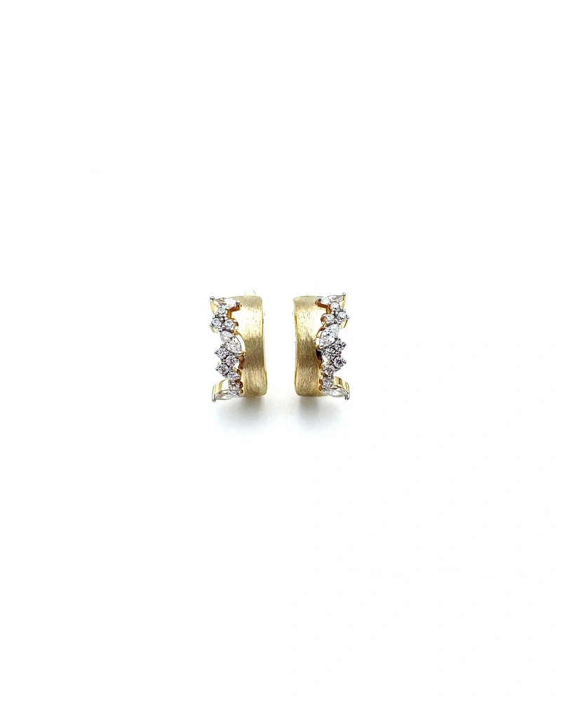 Bella Markiz Mat Halka Küpe