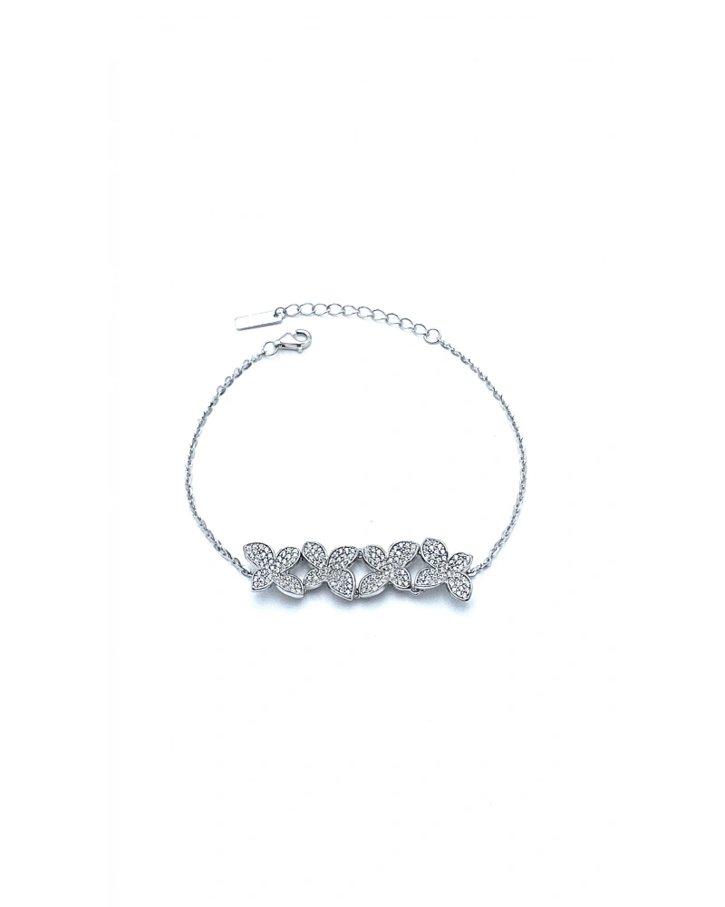Bruno Taşlı Mini Flower Bileklik