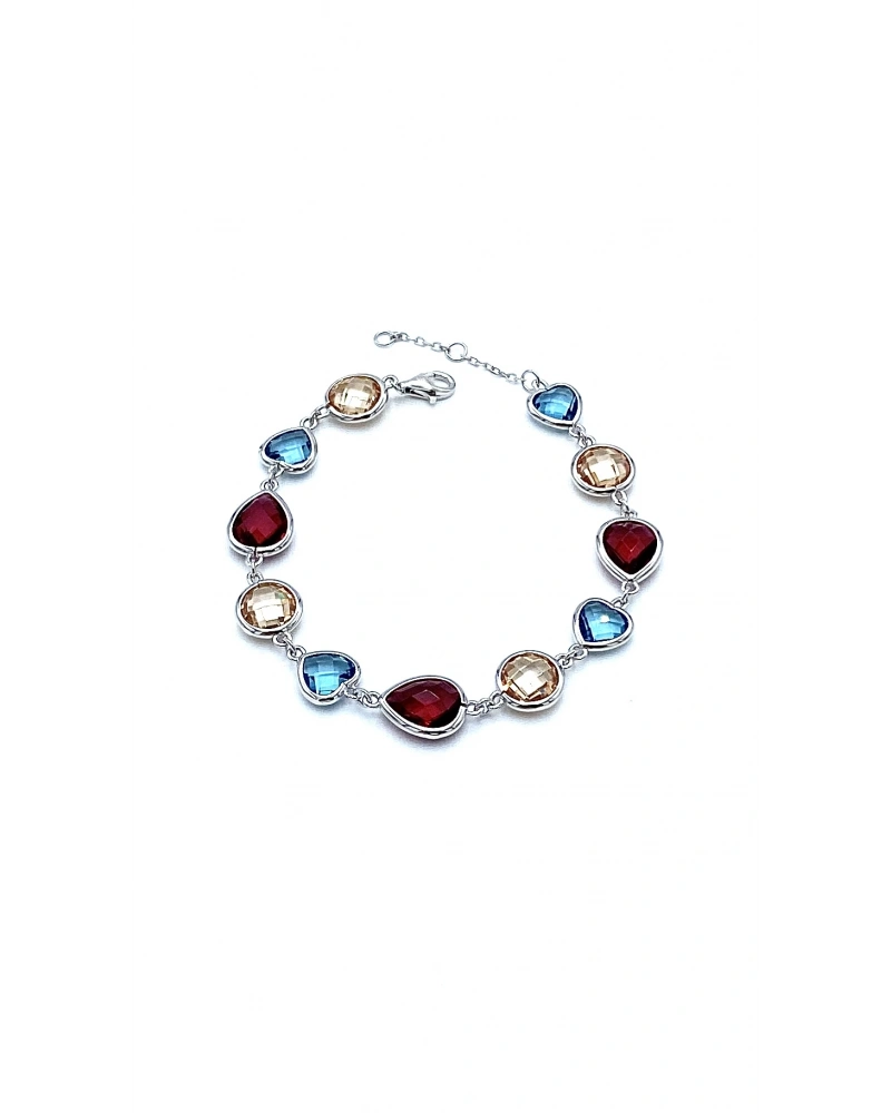 Colourful Gömme M Taş Bileklik