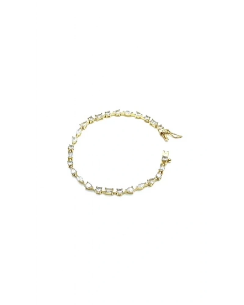 Çubuklu Tırnaklı Geo Suyolu Bileklik