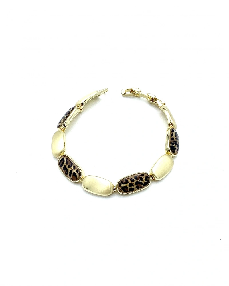 Elegant Seri 8 Leopar Di Bileklik