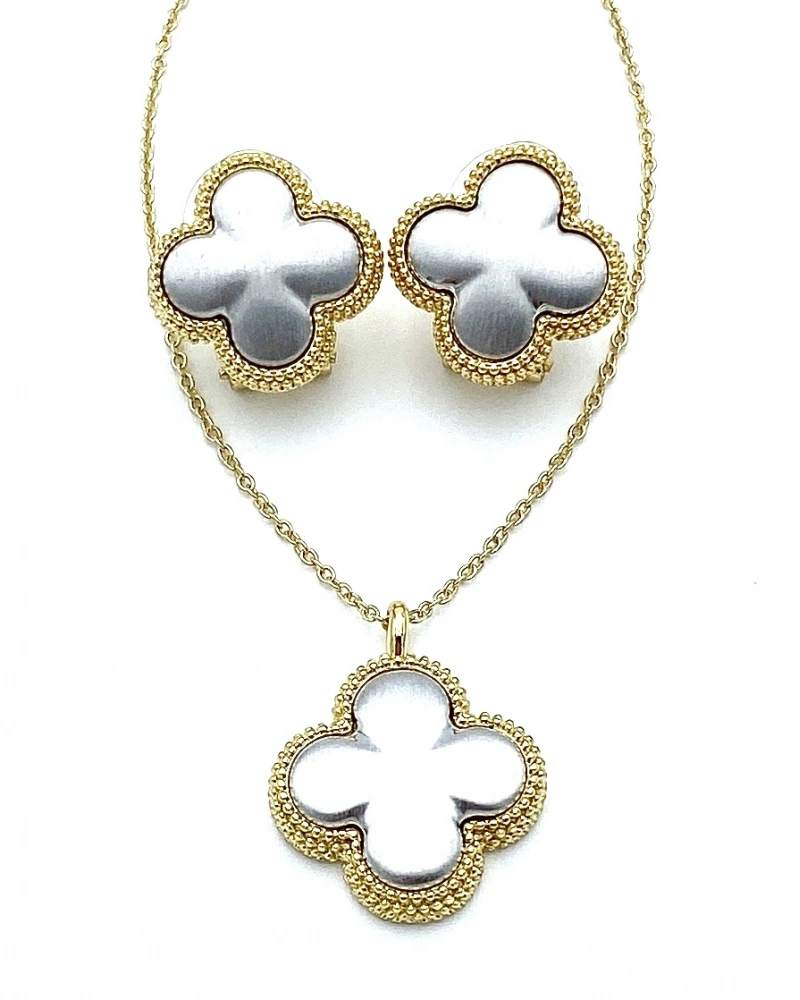 Elegant Seri 9 Yonca Bicolour Set