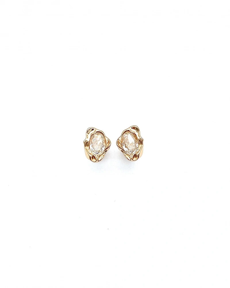 Felicty Oval Stud Küpe