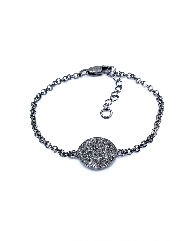 Ham Elmas Daire Zincir Bileklik