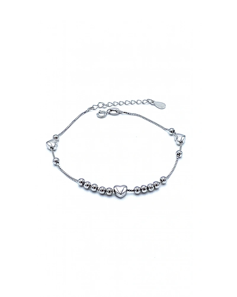 Heart Trio Dot Bileklik