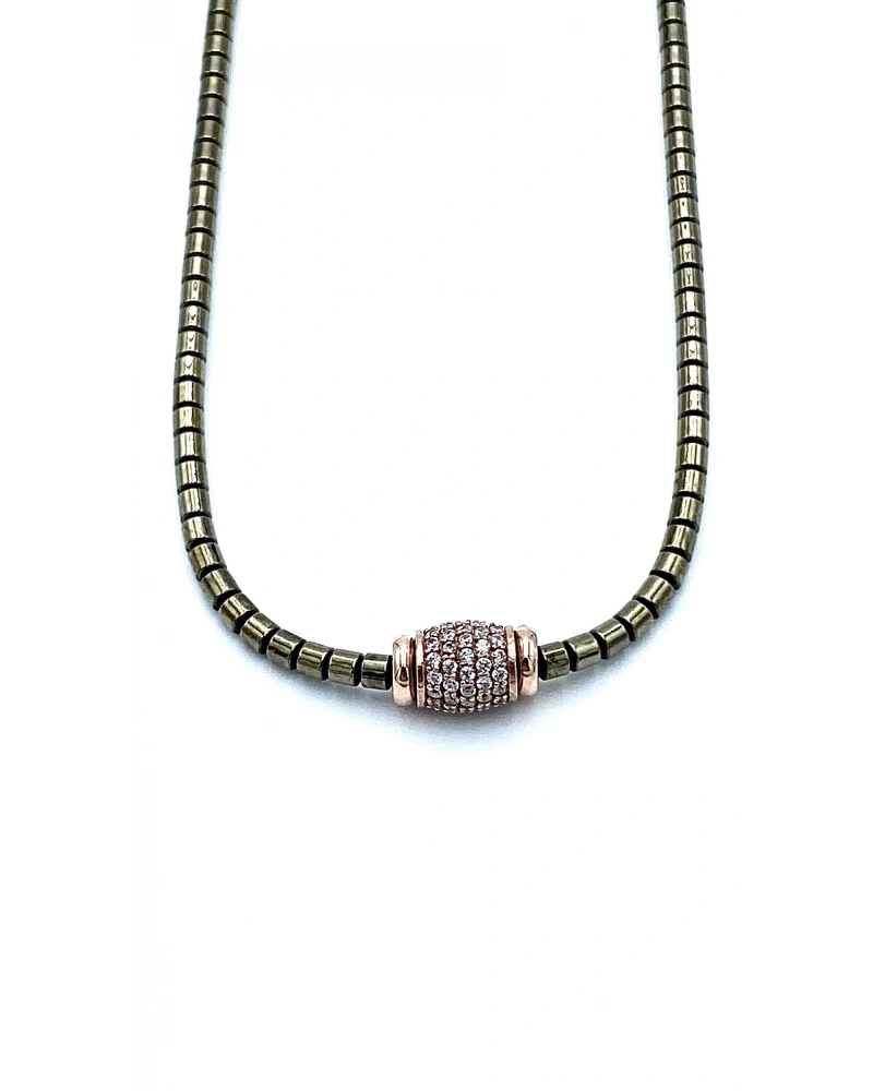 Hematit Yağyeşil Kolye