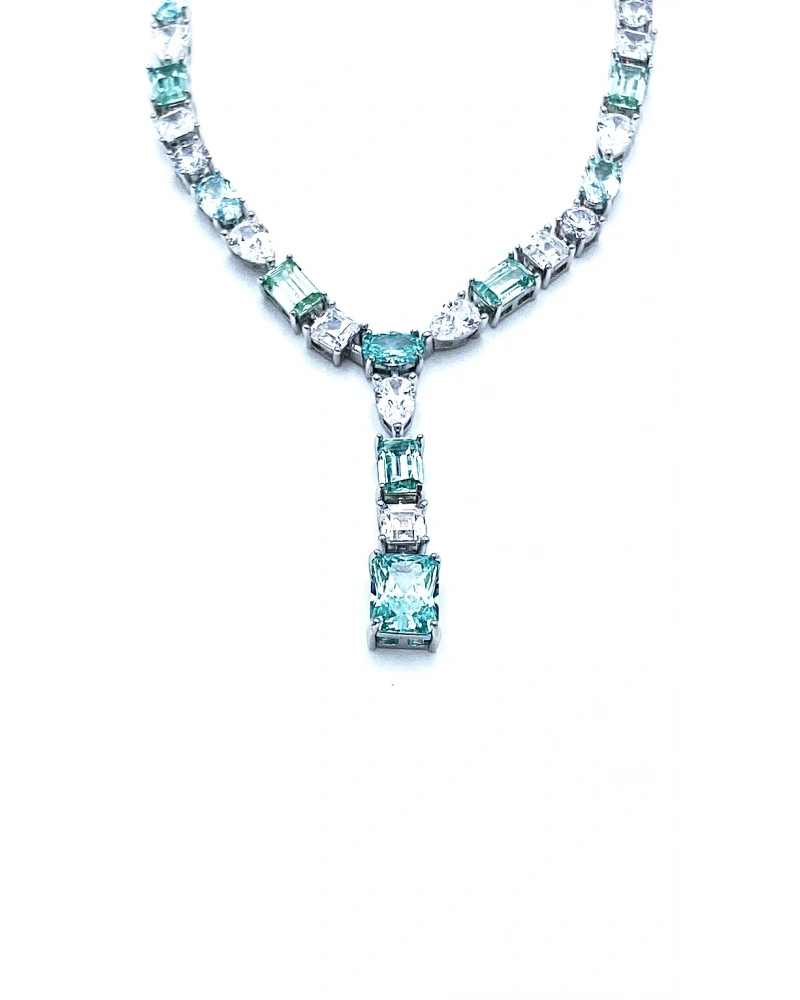 Icecut Paraiba Y Gerdanlık Kolye