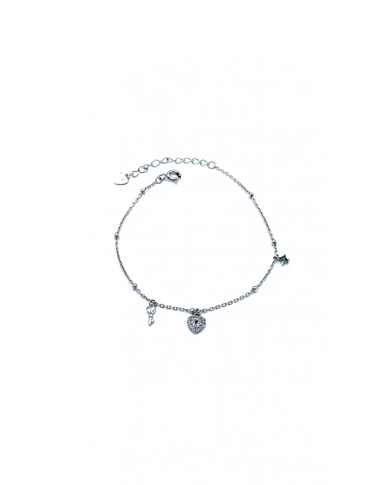 Kalp Anahtar Sallantılı Bileklik