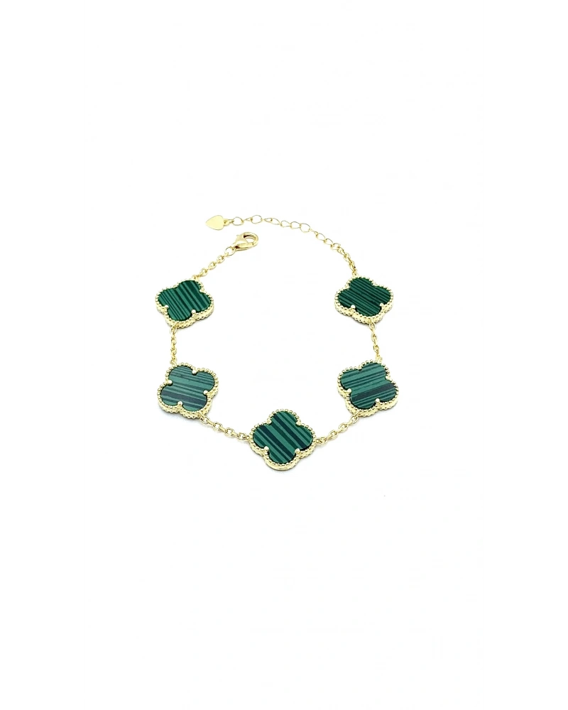 Malahit 5li Yonca M Bileklik