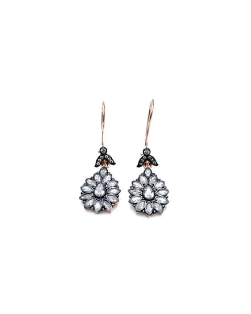 Markiz Elmas Montür Küpe