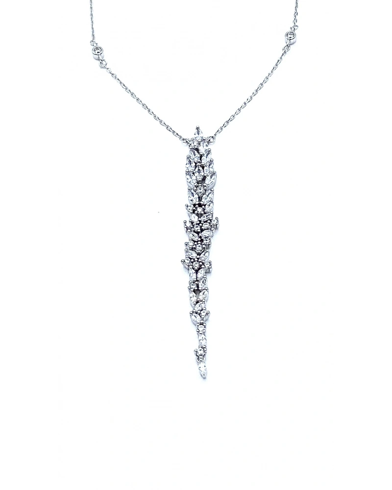 Pırlanta Montür Markiz Rain Kolye