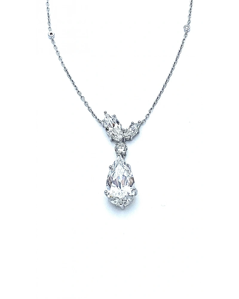 Markiz Yaprak Damla Kolye