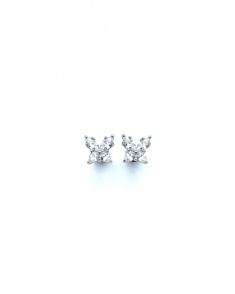 Mozanit Butterfly Küpe