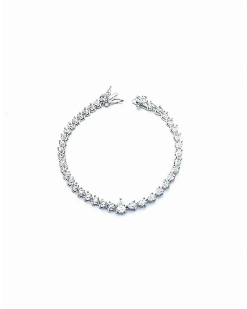 Mozanit Damla Asim Suyolu Bileklik