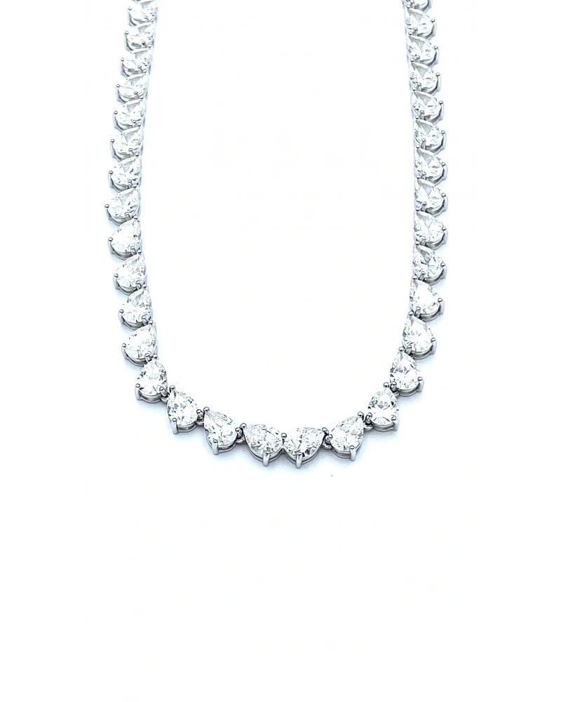 Mozanit Damla Suyolu Kolye