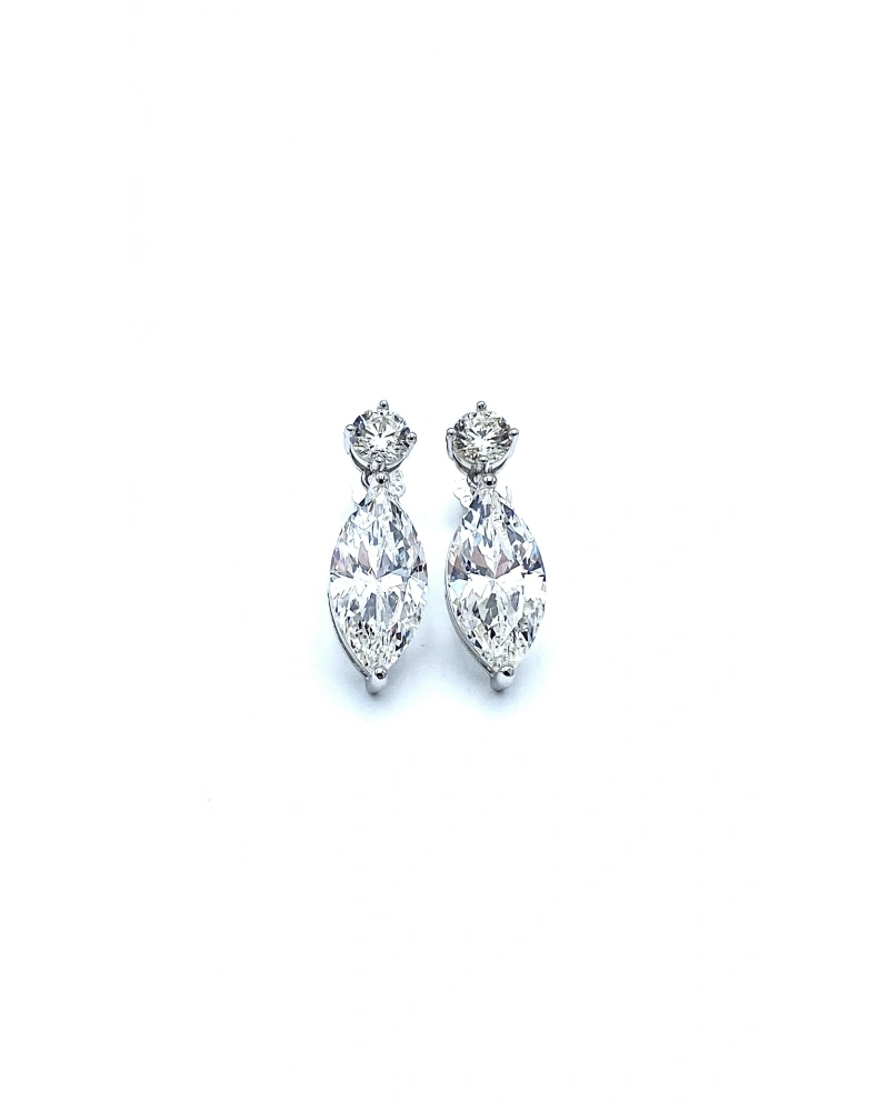 Mozanit Markiz Tektaş Küpe