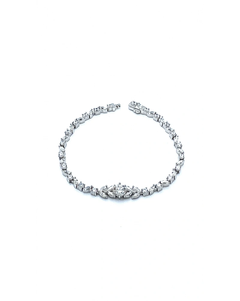 Mozanit Matmazel Markiz Tektaş Suyolu Bileklik