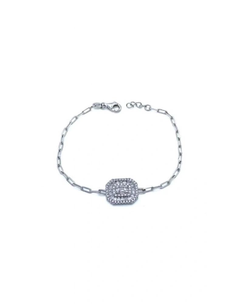 Nötr Inv Bagetli Ataç Zincir Bileklik