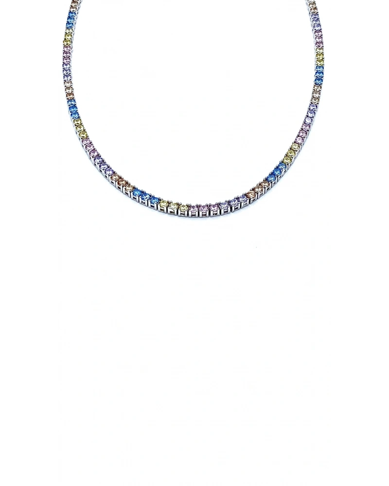 Pastel Rainbow 2.5mm Suyolu Kolye