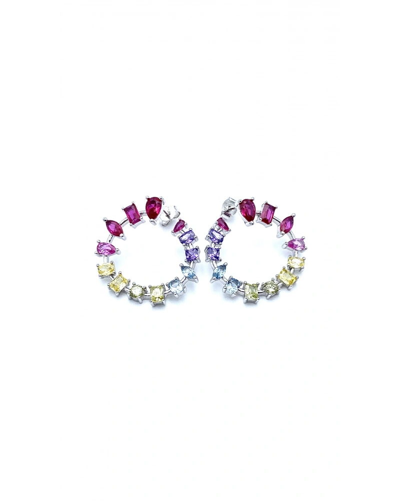 Rainbow Damla Di Geo C Küpe