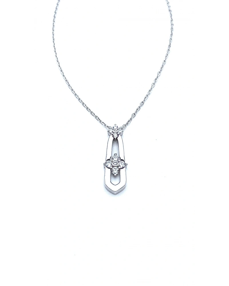 RC Taşlı Damla Kolye