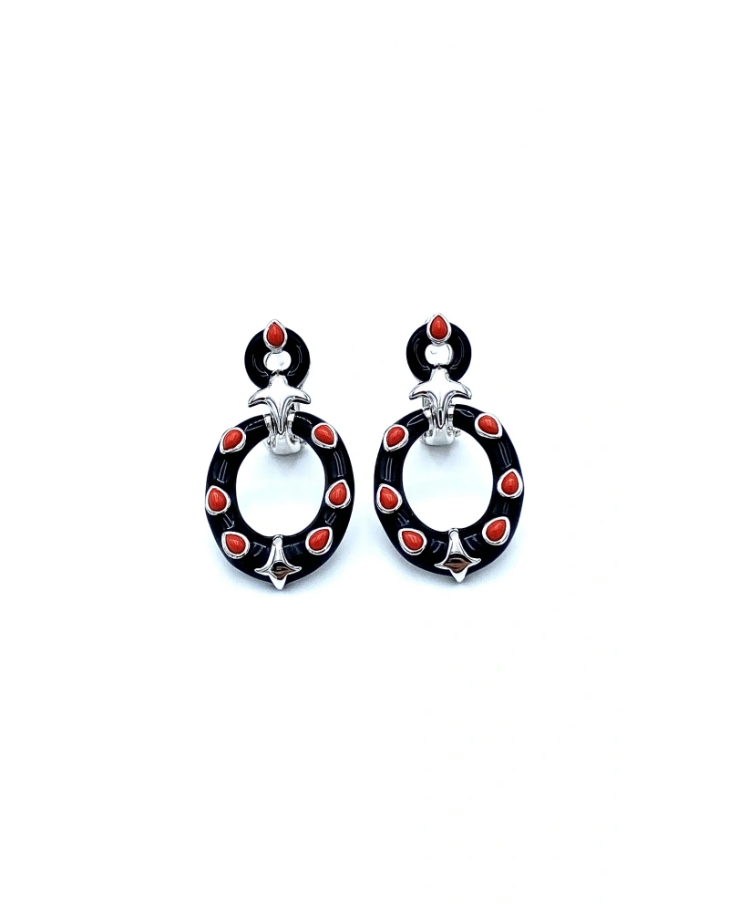 Red Pebbles Tasarım Küpe