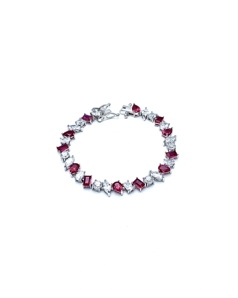 Ruby Geo Suyolu Bileklik