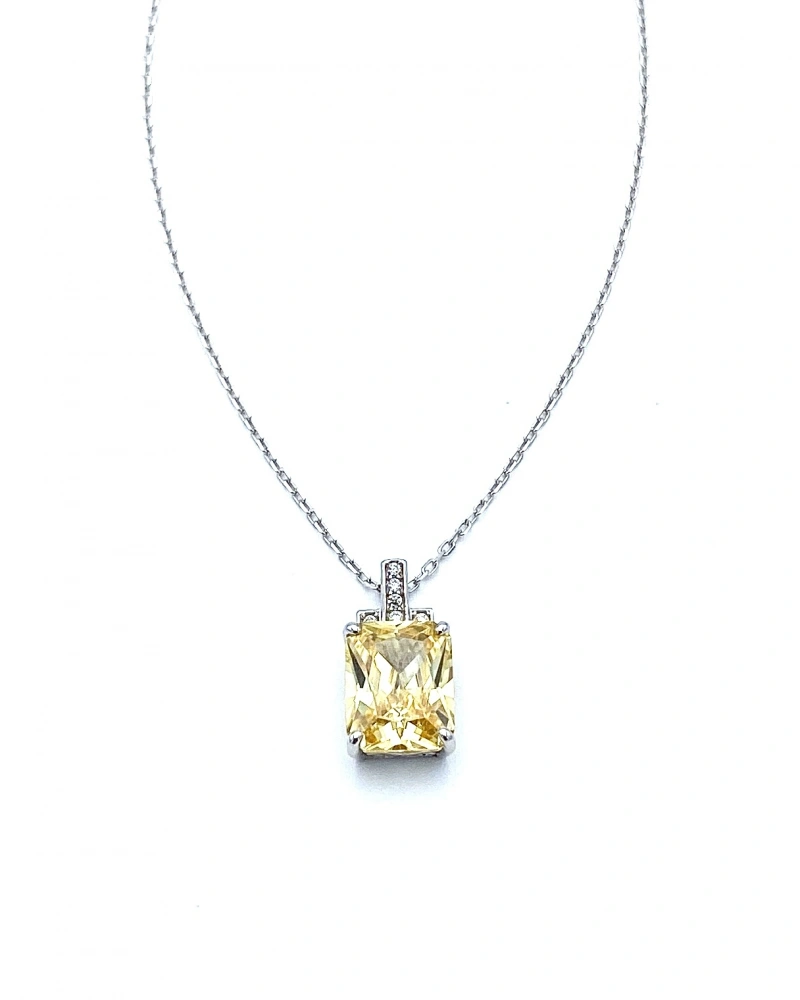 Sitrin Di Tektaş Kolye