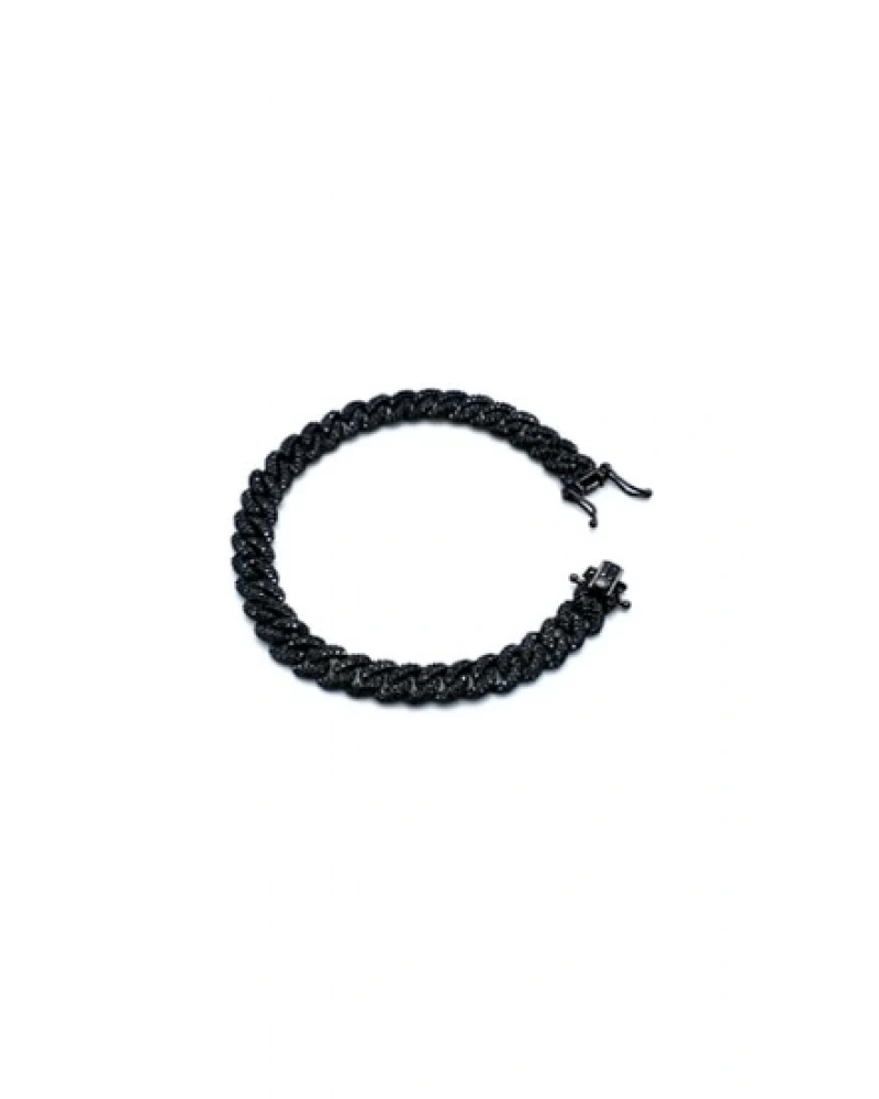 Siyah Taşlı Gurme Erkek Bileklik