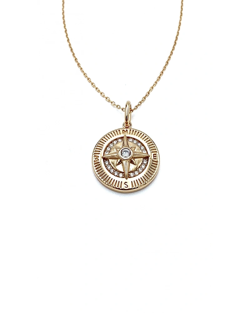 Sophie Kuzey Yıldızı Madalyon Kolye