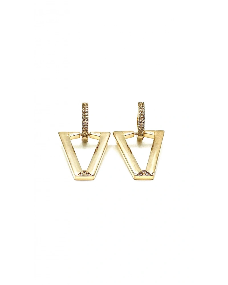 Taşsız Victory Küpe