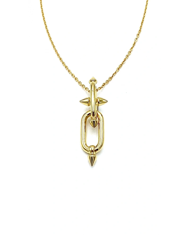 Tify Kurşun 2li Kolye